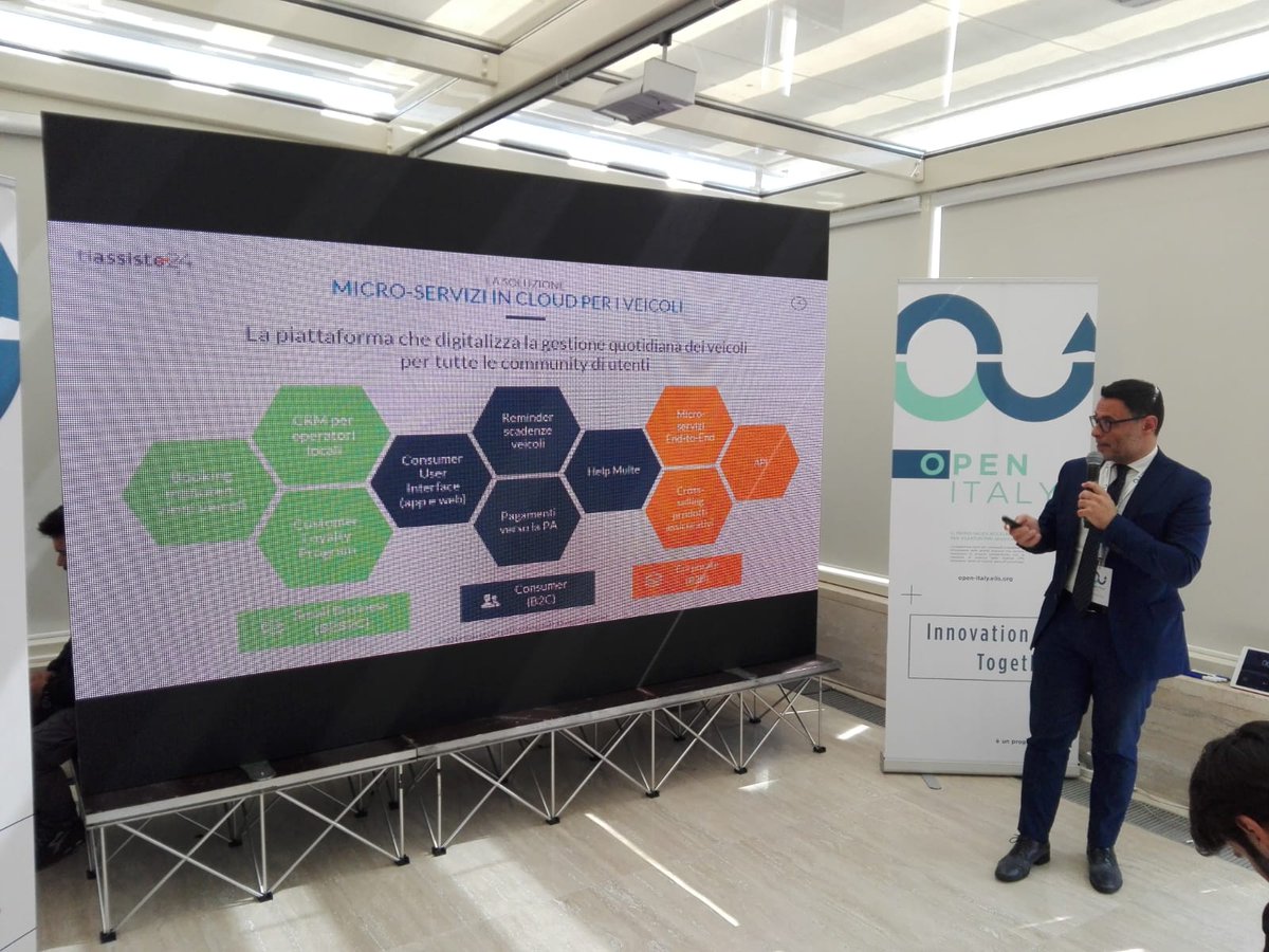 Il futuro dell'automobile oltre ad essere #green è #smart: <a href="/tiassisto24/">tiassisto24</a> è un modo intelligente di gestire comodamente online tutte le macchine in famiglia, dal pagamento del bollo al cambio gomme. #OpenItalyELIS #DemoDayROMA