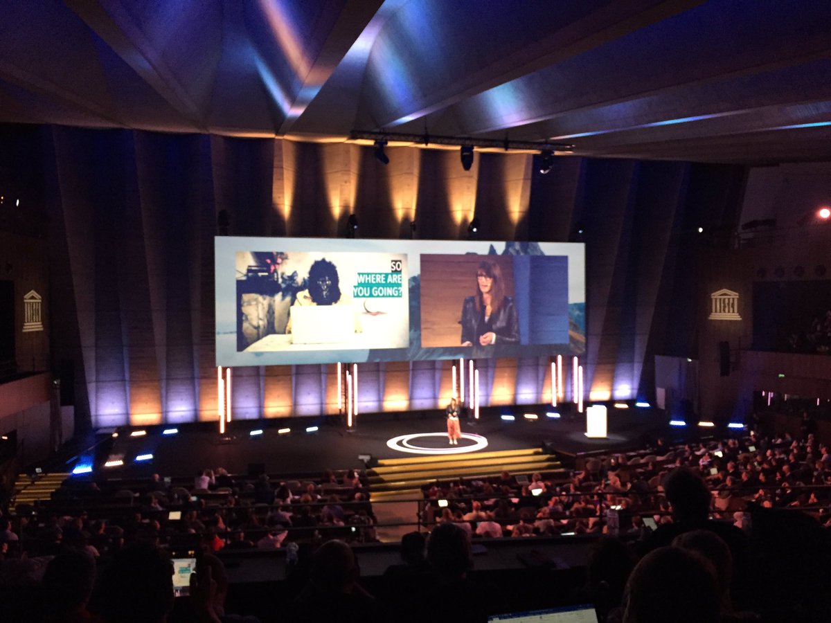 Caro_Pfohl's tweet photo. La question fondamentale autour de l’#IA n’est pas celle de la technologie mais celle du récit. Que souhaite-t-on faire et quelle cause souhaitons-nous soutenir grâce à l’IA? Merci @scathelat pour cette intervention  passionnante lors du Forum #netexplo #innovation  #digital https://t.co/c5zlzFJK3f
