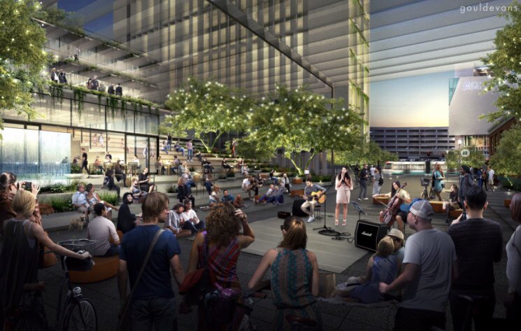 300 apartments, an <a href="/InterConHotels/">InterContinental by IHG</a>, retail/restaurant space and likely a grocery store! City Council voting today on a $231M massive, mixed-used development at Van Buren and Central. #azfamily