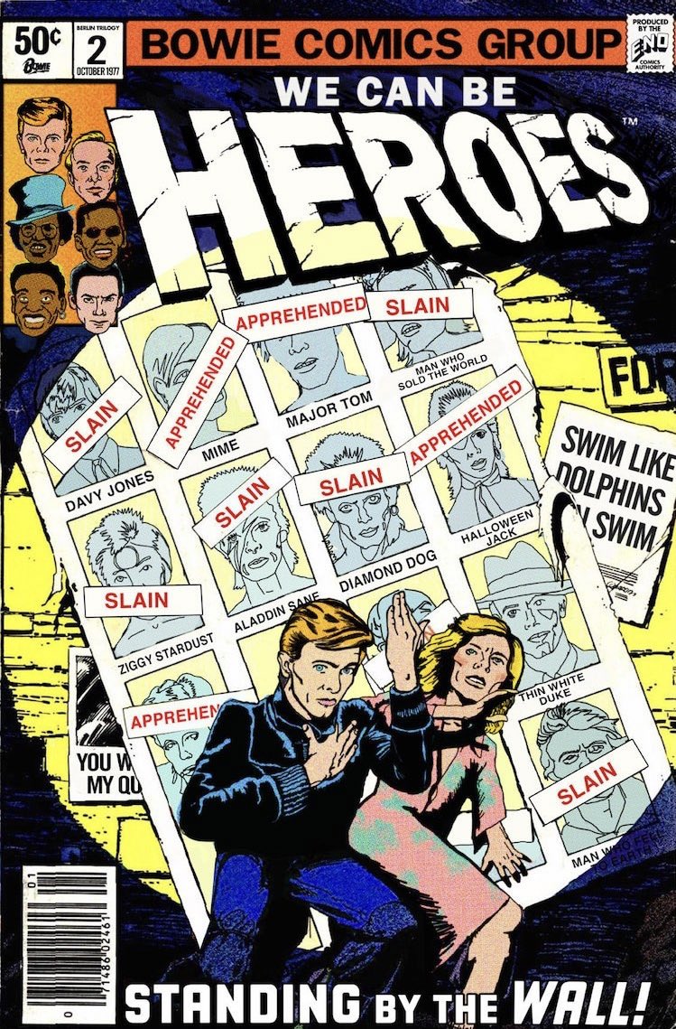 gallerybowie's tweet photo. David Bowie songs turned into vintage comic book covers.
Artwork by Todd Arcott https://t.co/a6eLKLkywi