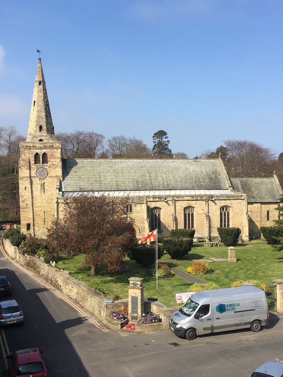 From the rooftops #StLawrenceChurch #Warkworth #Glazier #Alnwick