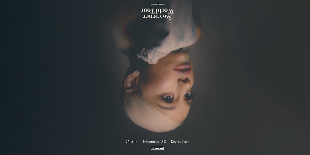 Want to win a pair of tickets to see @ArianaGrande? 🙋‍♀️

Follow <a href="/RogersPlace/">Rogers Place</a> + LIKE &amp; RT this post + tag who you'd bring with you!

Winner will be selected April 24 at 11 AM. 🖤

For more info on the show, visit rogersplace.com/ariana-grande-….

#SweetenerWorldTour