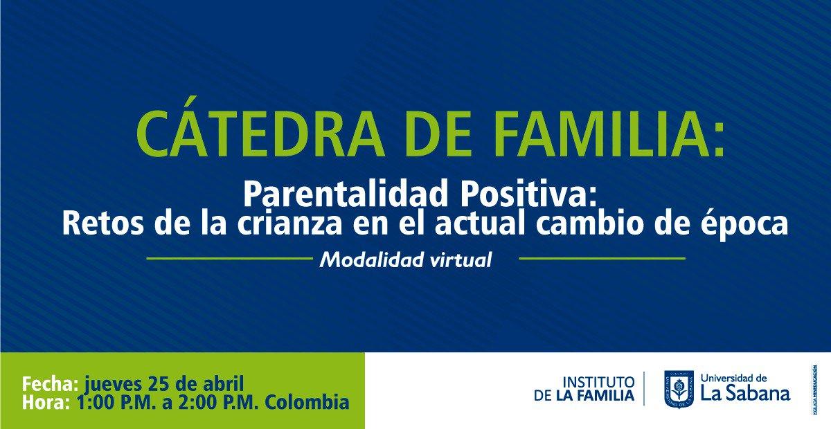 REDIFAMorg's tweet photo. ¡Agéndate! El próximo jueves 25 de abril, el @IFAunisabana realizará una nueva #CatedraFamiliaUnisabana, la cual versará sobre los retos de la crianza en la actualidad.
Prográmate:
12 h 🇭🇳 
13 h 🇨🇴🇪🇨🇵🇪🇲🇽
15 h 🇨🇱🇦🇷
https://t.co/OwtLFQhcQb 
#REDIFAM https://t.co/Vji6vsnDbN