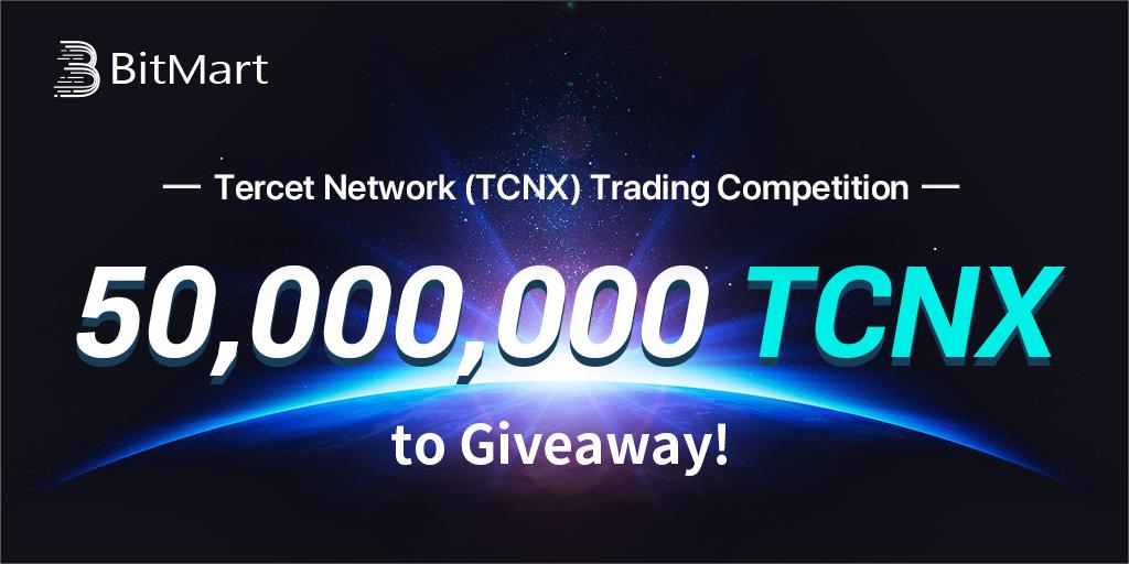 BitMartRussia's tweet image. 👏👏 50,000,000 TCNX #Airdrop в нашем торговом конкурсе @TercetN! Торгуя TCNX на bitmart.com  вы автоматически имеете шанс получить 10,000,000 TCNX!

➡️ Подробно: bit.ly/2PivHUv

#BitMart $BMX #TercetNetwork $TCNX