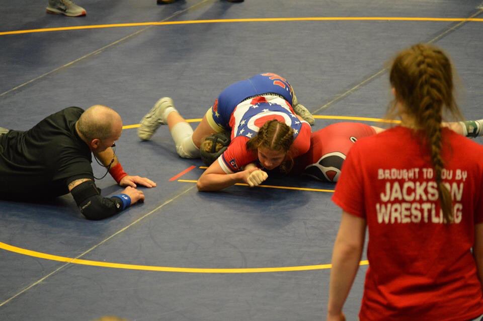 wsu_sigep297's tweet photo. Taryn went 5-0 at the Viper Pit Freestyle Duals. Two of her wins were tech falls against high school state champs from Iowa and Michigan. #FreestyleSeason @Taryn_2600 https://t.co/fI5T5v2StC