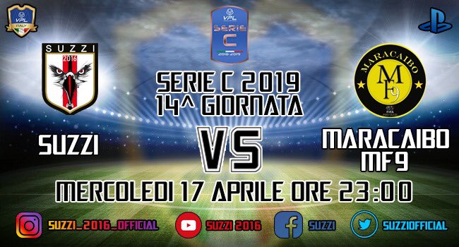 OfficialSuzzi's tweet image. ‼️ MATCH DAY‼️
🏆@VPLItaly  #PREMIUM serie C
📅 13ª giornata 
🕚Ore 23:00
🏟 🆚 @MaracaiboMF9 
#suzzi #avantisuzzi