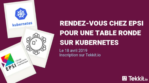 Participez demain soir à la table ronde #Kubernetes, qui se tiendra à l’ #EPSI à Paris. Explication des enjeux du #CloudNative, présentation de #Kubernetes et de ses débouchés… Venez poser vos questions et échanger avec nous ! Pour s’inscrire : buff.ly/2XkUVEI
<a href="/tekkitIo/">Tekkit.io</a>