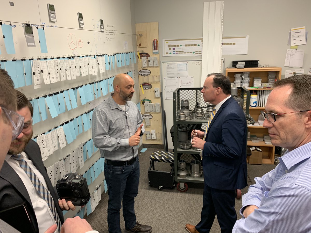 USSynthetic's tweet photo. Thank you to Senator Mike Lee and his staff for touring our manufacturing facility in Orem, Utah.  @SenMikeLee @Apergy_corp  #manufacturing #utah #senators https://t.co/ocWVH0XsiM