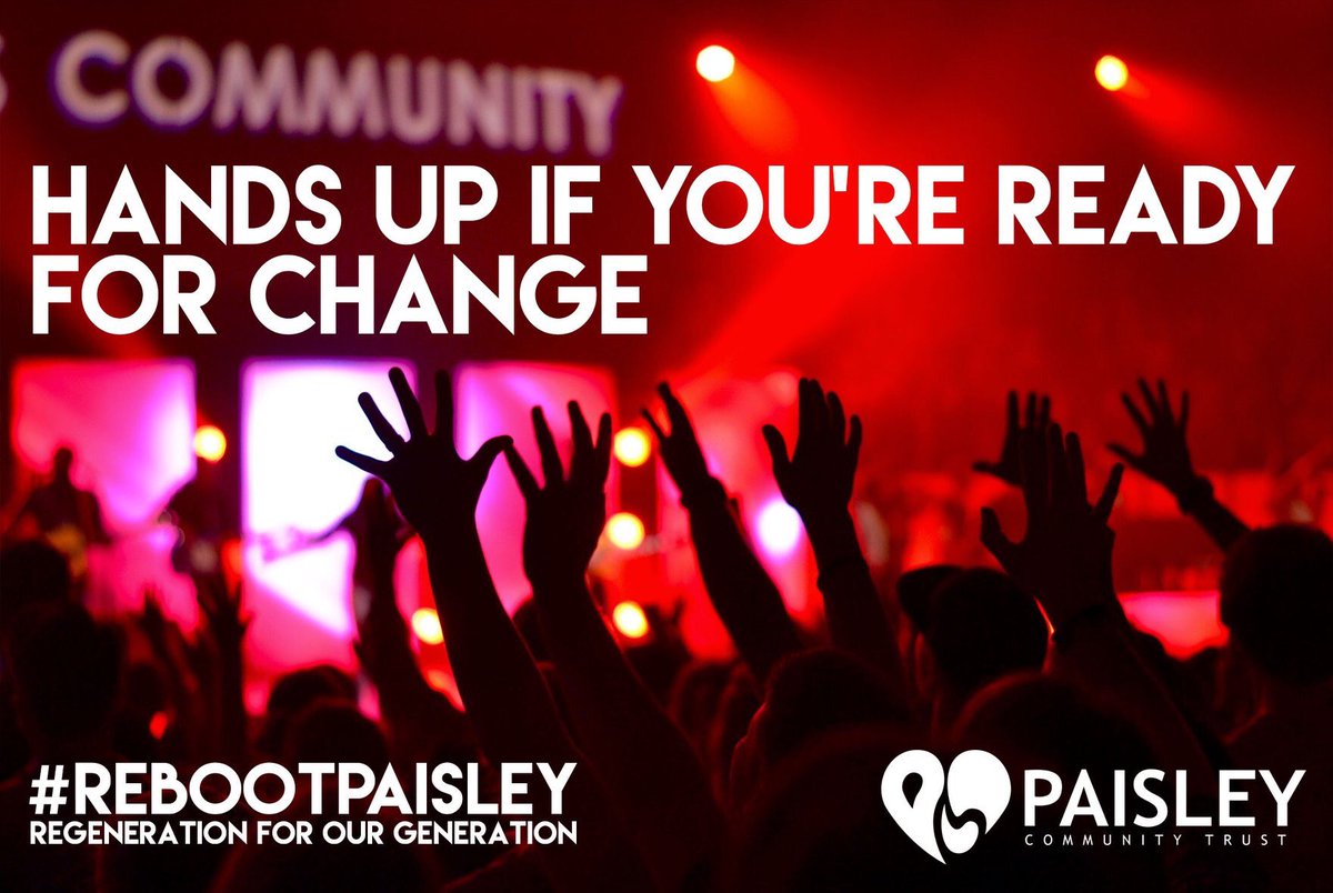 Are you ready? #RebootPaisley #ReGeneration #OurGeneration #MyGeneration