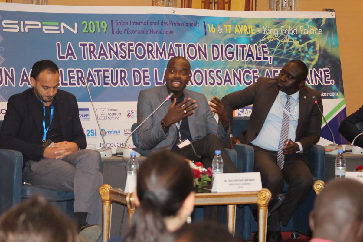 sipendakar's tweet photo. « Nous avons pour mission d’aller traquer les startup » Mr Mendy #Sipen2019 #4emeEdition https://t.co/t92cIslgAb