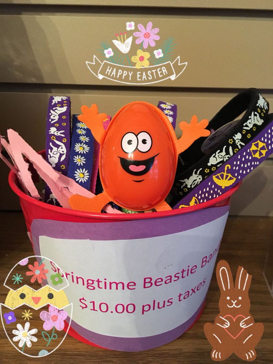 CentralCatON's tweet photo. We have the purrfect Easter gifts for your Feline Friends. Pippa is more than happy to help pick out the perfect Springtime Bestie Band for your cats. 😺🐰🐣 https://t.co/JUoMGeQQo9