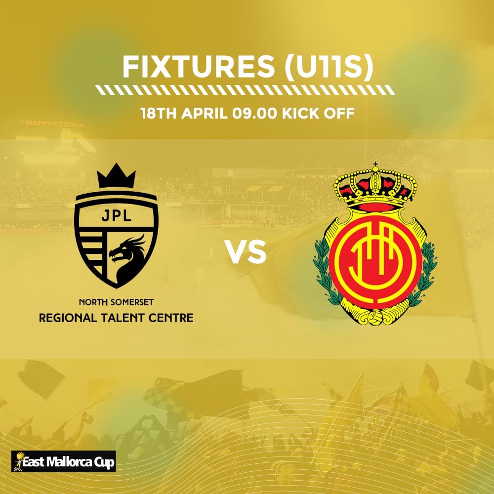 NorthSomersetFD's tweet photo. 9 am KO game vs RCD Mallorca tomorrow β½οΈπ₯πͺπΈ
#nsrtc
#teambuilding #avision4football #footballgame #nsrtcgreatmoments #northsomersetfootball #tour #sports #regionaltalentcentre #spain #footballtalent #rcdmallorcafc https://t.co/RcpTq4AeHL