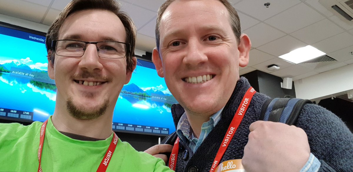 ThePirateTester's tweet image. The big dig @DannyDainton is showing his support of @postmanclient at #MidsTest