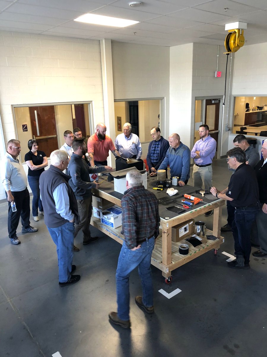 WeatherBond's tweet photo. An educated rep is a good rep. ππ
Our reps spent some time in our Training & Education Center learning about all of our new products & innovations (and there are a lot!). Our WB Summit is off to a great start!
#SinglePlySimplified https://t.co/TUtRZjVBdD