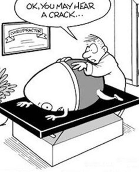HigginsChiro's tweet photo. In honor of the upcoming holiday this Sunday, we're cracking all the jokes. #easterfunny #chirohumor https://t.co/csQ9xZ2Iet