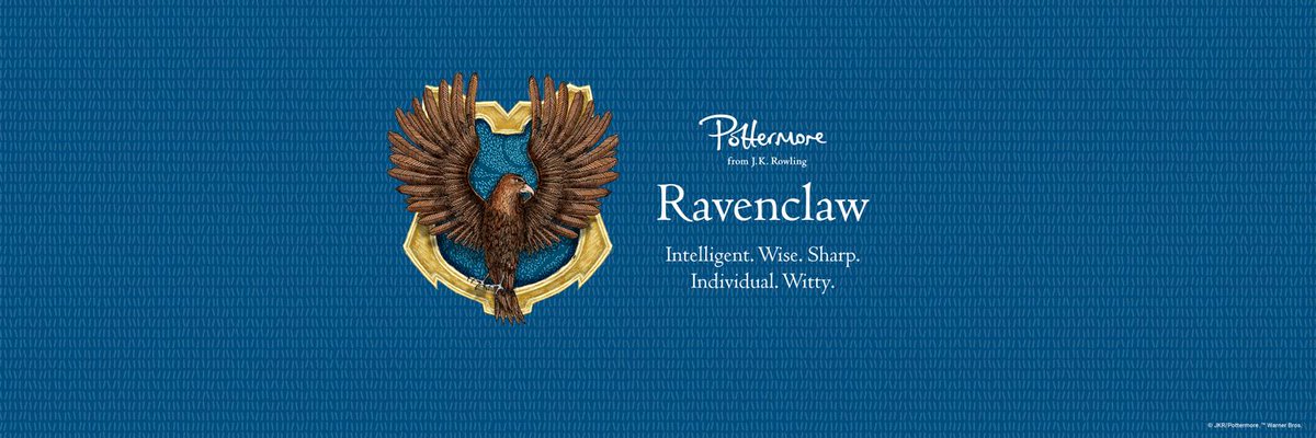 blankboomo's tweet photo. At @pottermore, I've already  tested for two times, but still was sorted to this house. And now, I finally understand how it can be... 

#Ravenclaw https://t.co/jXOH4ADUnB