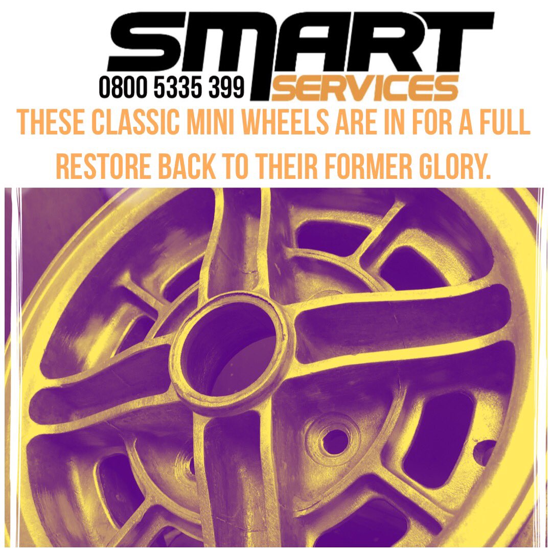 smartservicesJW's tweet photo. #jwsmartservices #classiccar #mini #wheelrestoration https://t.co/4sHJmvsmDd