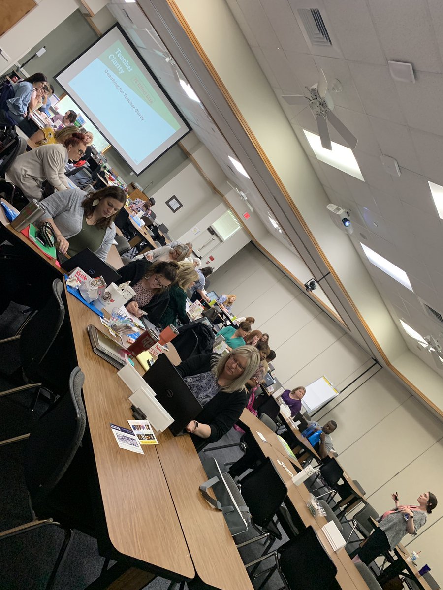 denise_bgilbert's tweet photo. In spite of this crazy testing season and the threat of bad weather, Day 4 of the Instructional Coaching Academy is a huge success!  Shout out to these amazing educators giving their time to do what’s best for kids. #R12EdCoach https://t.co/GOzv0J5YCp