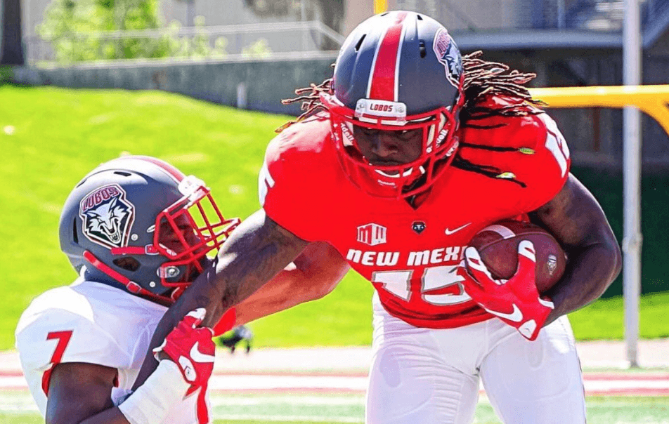 DraftDiamonds's tweet photo. ICYMI:NFL Draft Diamonds Prospect Interview: Emmanuel Harris, RB, University of New Mexico https://t.co/wrN0hYjQMj #NFL #NFLDraftNews https://t.co/0ytn7UivJF