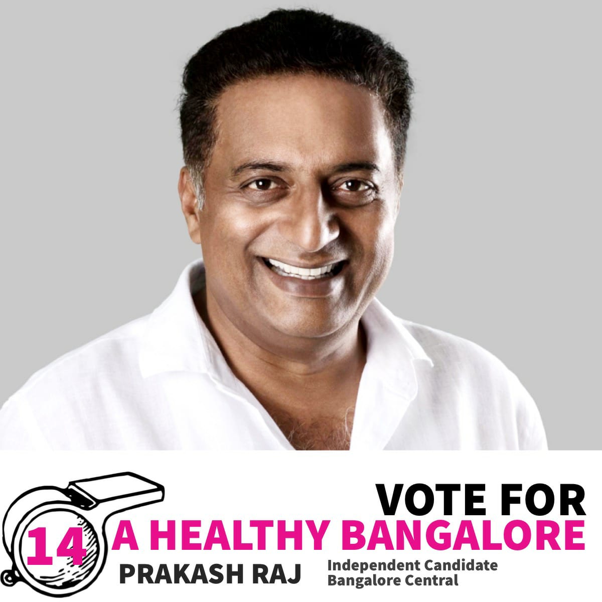 sameerasad88's tweet image. #Prakashraj4Parliament
