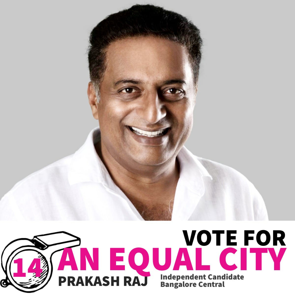 sameerasad88's tweet image. #Prakashraj4Parliament
