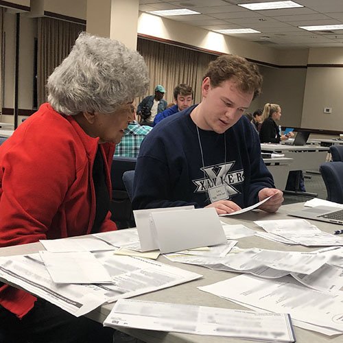 XavierU's tweet photo. Did you file your taxes last-minute? Xavier accounting students assisted our neighbors in getting theirs done on time.

READ: https://t.co/mgm2Mr2m5b https://t.co/WrYck8gpXr