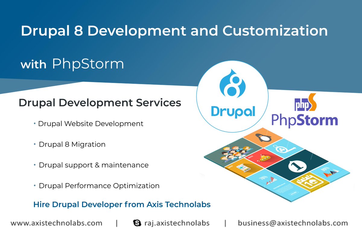 axistechnolabs's tweet image. Axis Technolabs use PhpStorm as an IDE for Drupal development including modules, themes, and core.
Hire drupal developer from axistechnolabs.com
#drupal8 #Drupal #symfony2 #webdevelopment #FrontEnd #backend #themedesign #websitedesign