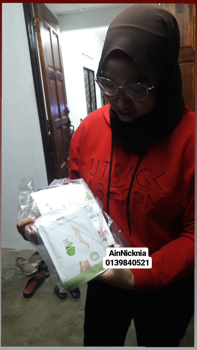 AinNicknia's tweet photo. Thanks kyra comey @kiraulala beli footmask dengan ain 😘
#footmaskninety88
#footmask
#peelingmask
Cod;
bandar kuantan
indera mahkota
permatang badak
sg isap
dan kawasan berdekatan
https://t.co/fE4Of7oezc😊
@KuantanTV 😘 tqvm https://t.co/DmNojd7i2p