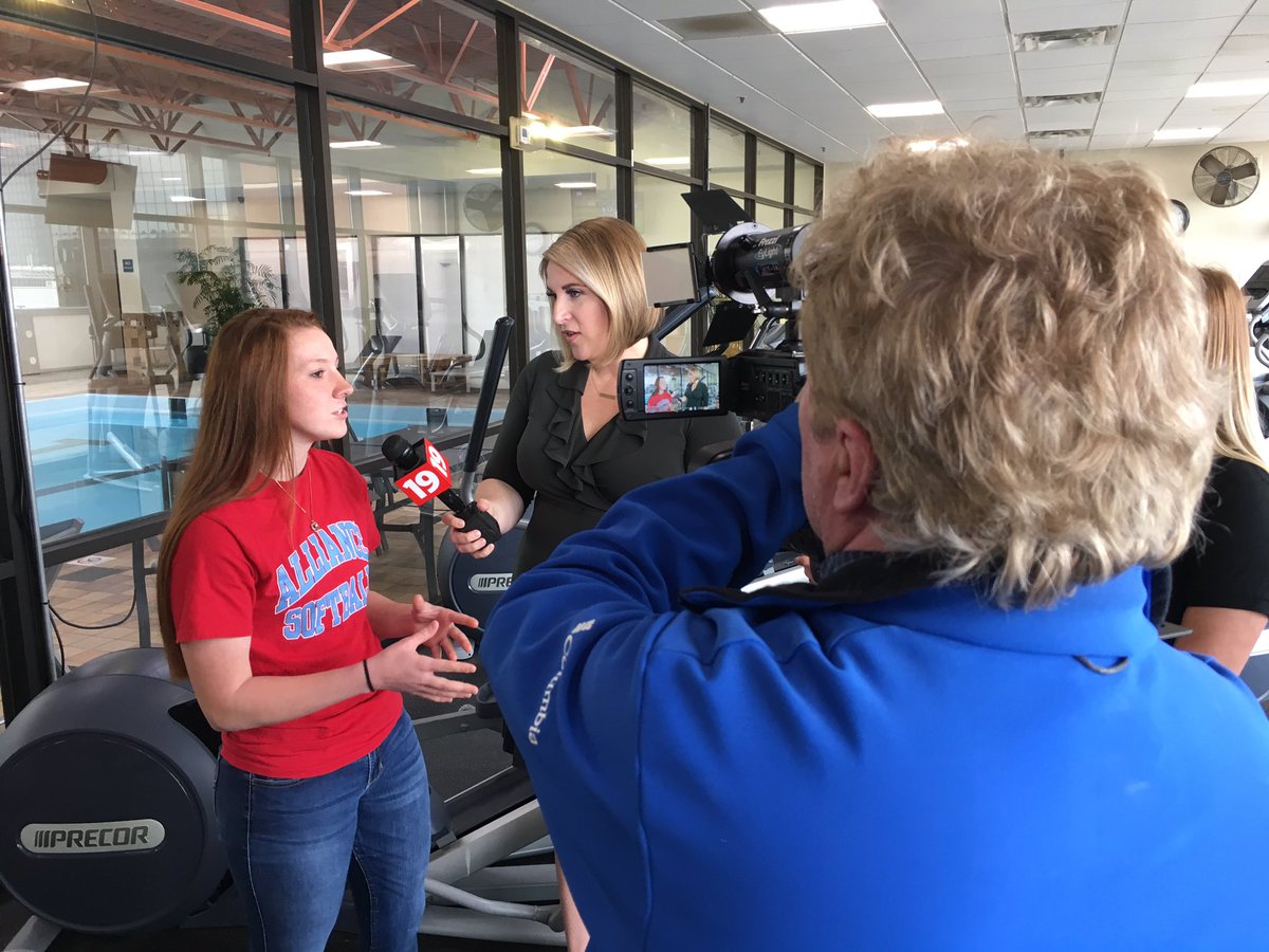 jacksonAHS's tweet photo. Carli, Chloe, and Mia were inspiring on Channel 19 News this morning. Very proud of these girls and their great message! #RepThatA #PlayLikeAGirl https://t.co/PPBj0J6m72