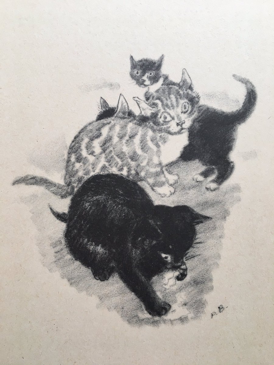 Peggy Bacon (1895-1987), cats, 1945 