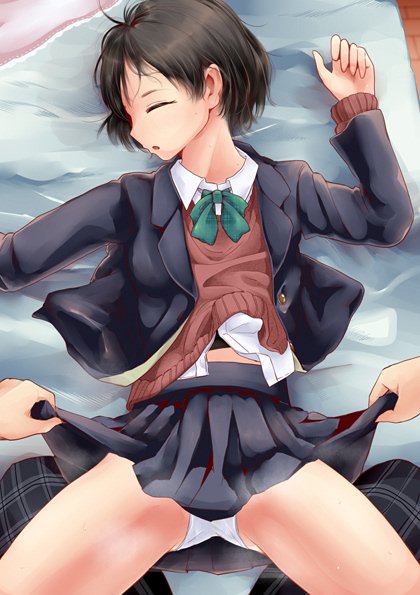 普段からは考えられない幼馴染の寝顔にスイッチが入っちゃったやつ 