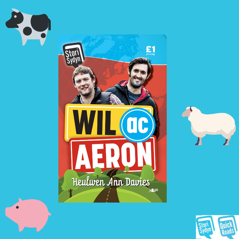quickreads2020's tweet photo. Take some time out of your day to make time for reading with one of our 2019 #QuickReads. ‘Wil ac Aeron’ by @heulsmach tells the story of popular farming duo Wil Evans and  and some of their adventures across the globe. 📚 https://t.co/2owaSGUGJS
