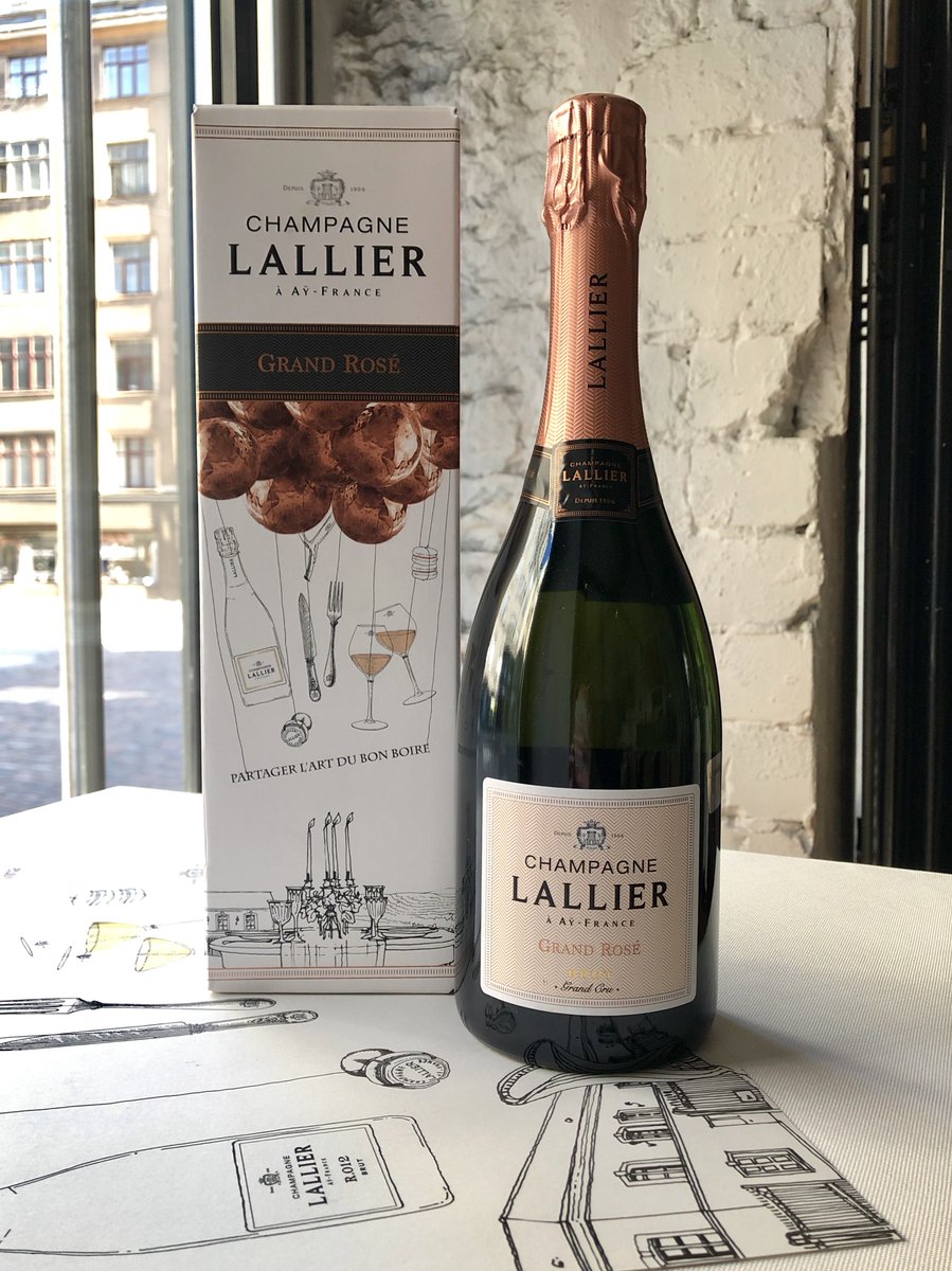 Pateicoties savai pievilcībai, svaigumam un garšas tīrībai, šampanietis Lallier Grand Rose ir lielisks aperitīvs
Vienlīdz lieliski tas sader ar vēžveidīgajiem un sarkano ogu desertiem 
Rotaļīgi noformētā iepakojuma dēļ, tas kalpos par labāko dāvanu.. piemēram, Laurai vārda dienā!
