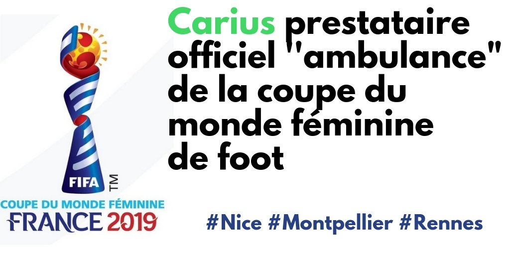 ⚽️🏆⛹️‍♀️#Carius #Ambulance #coupedumonde #féminine #foot #FIFA19