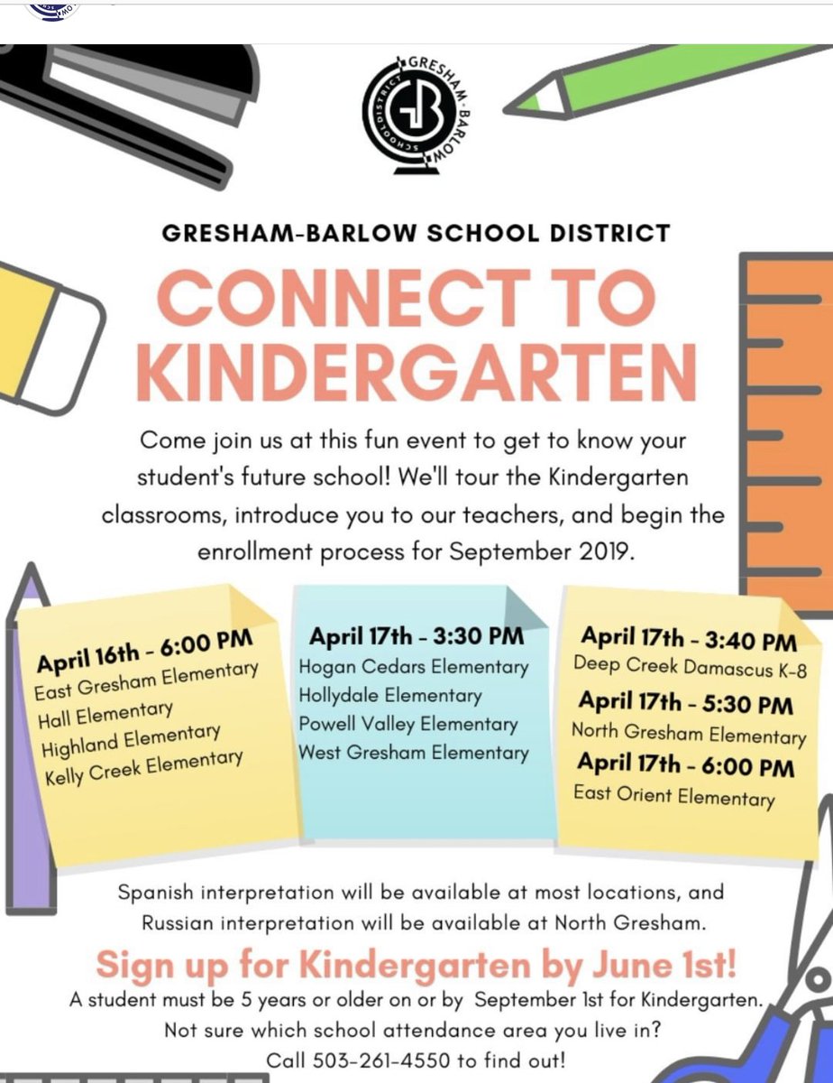 The FOUNDATION of a great EDUCATION begins in KINDERGARTEN and the journey begins this week in the @greshambarlow_schools 🙌🏽 #BuildGBSD #GEAUXbeGreat