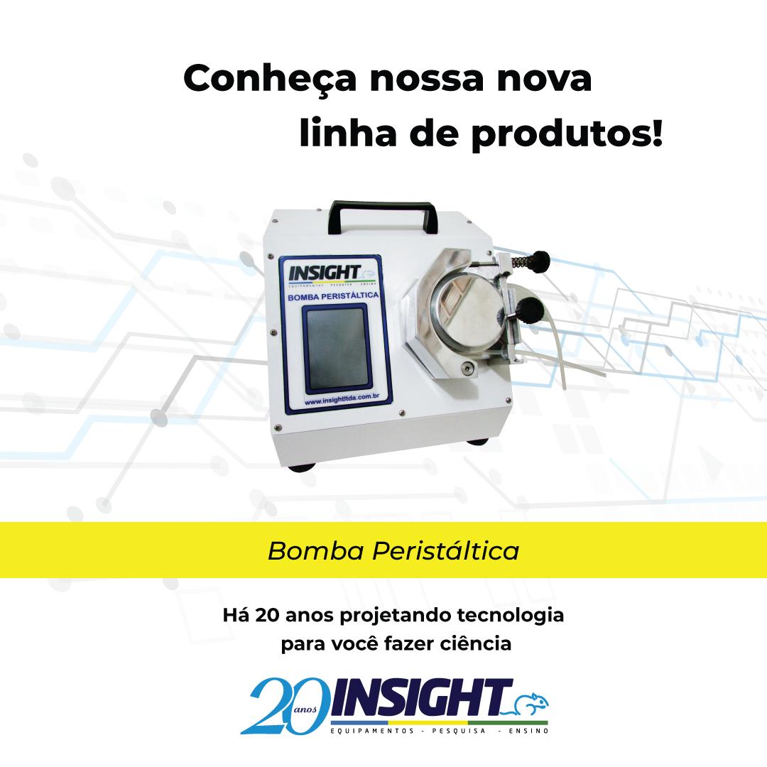 Insightltda's tweet image. LANÇAMENTO! Conheça A NOVA BOMBA PERISTÁLTICA da família Insight Equipamentos. Acesse nosso site e conheça nossa linha completa de equipamentos para pesquisa científica – insightltda.com.br