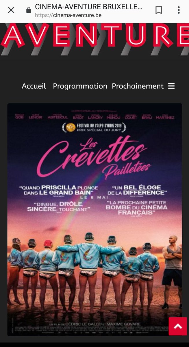 #Bruxelles #cinemaaventure 
#LesCrevettesPailletées 
@nicolasgob_off 
👍🌈
