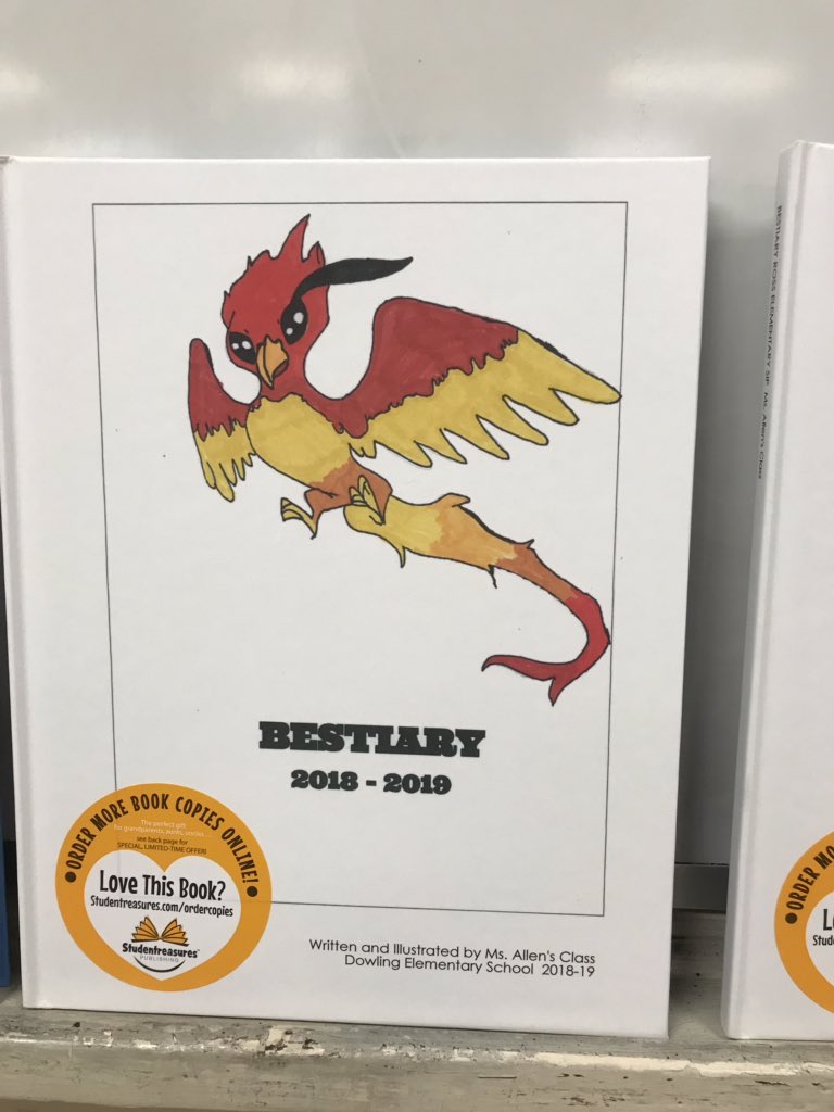 dokaal20's tweet photo. Our class Bestiaries are in!#teamECISD https://t.co/pVGmepcrqy