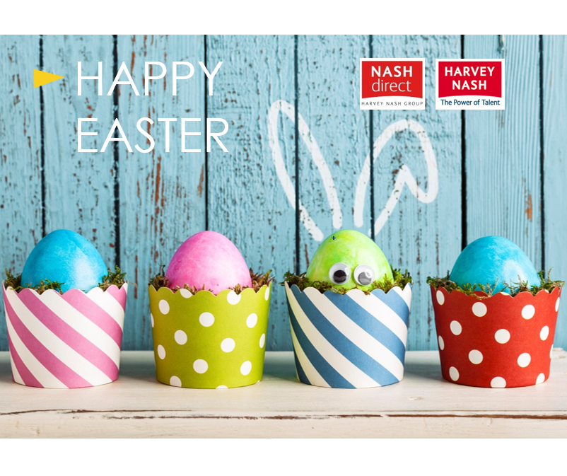 HarveyNashDE's tweet photo. Happy Easter from all of us at Harvey Nash and Nash direct.
#Easter #HarveyNash #Nashdirect https://t.co/YGrQQywqKK