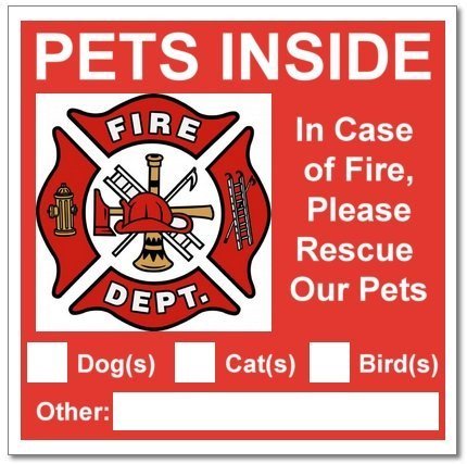 RedCrossNCGC's tweet photo. Thomas can stand on his hind legs.
Thomas can roll over on command.
Thomas cannot open the door of his home in the event of a house fire.
.
Put a sticker like this near your door so 1st responders can rescue your pet🐶 #PetFirstAidMonth preparedness tips: https://t.co/obWC7zPTER https://t.co/2sbcSv4nWb