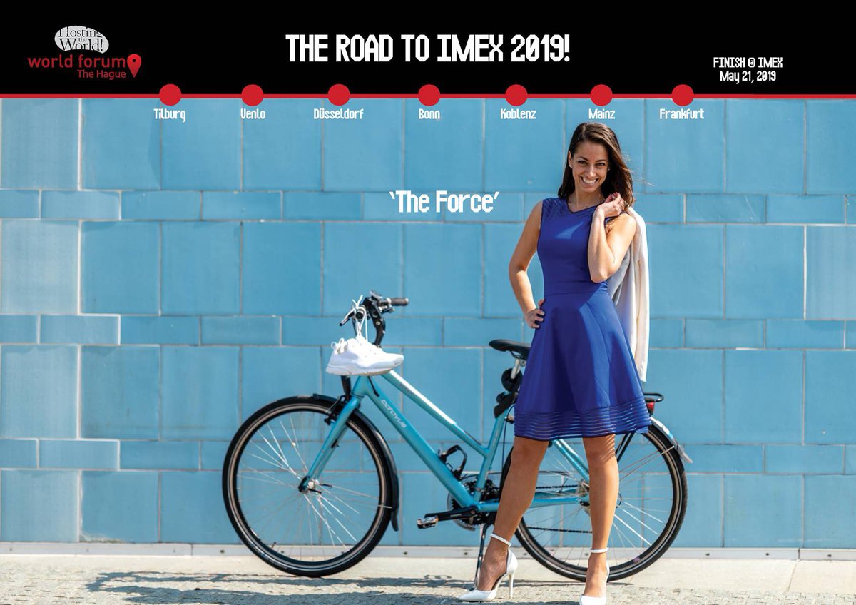 Challenge accepted! Next month I will be trading my high heels for trainers as I will be cycling 500KM to raise money for WarChild together with a great team.#IMEX #IMEX2019 #worldforum #thehague #theroadtoimex2019 #WarChild