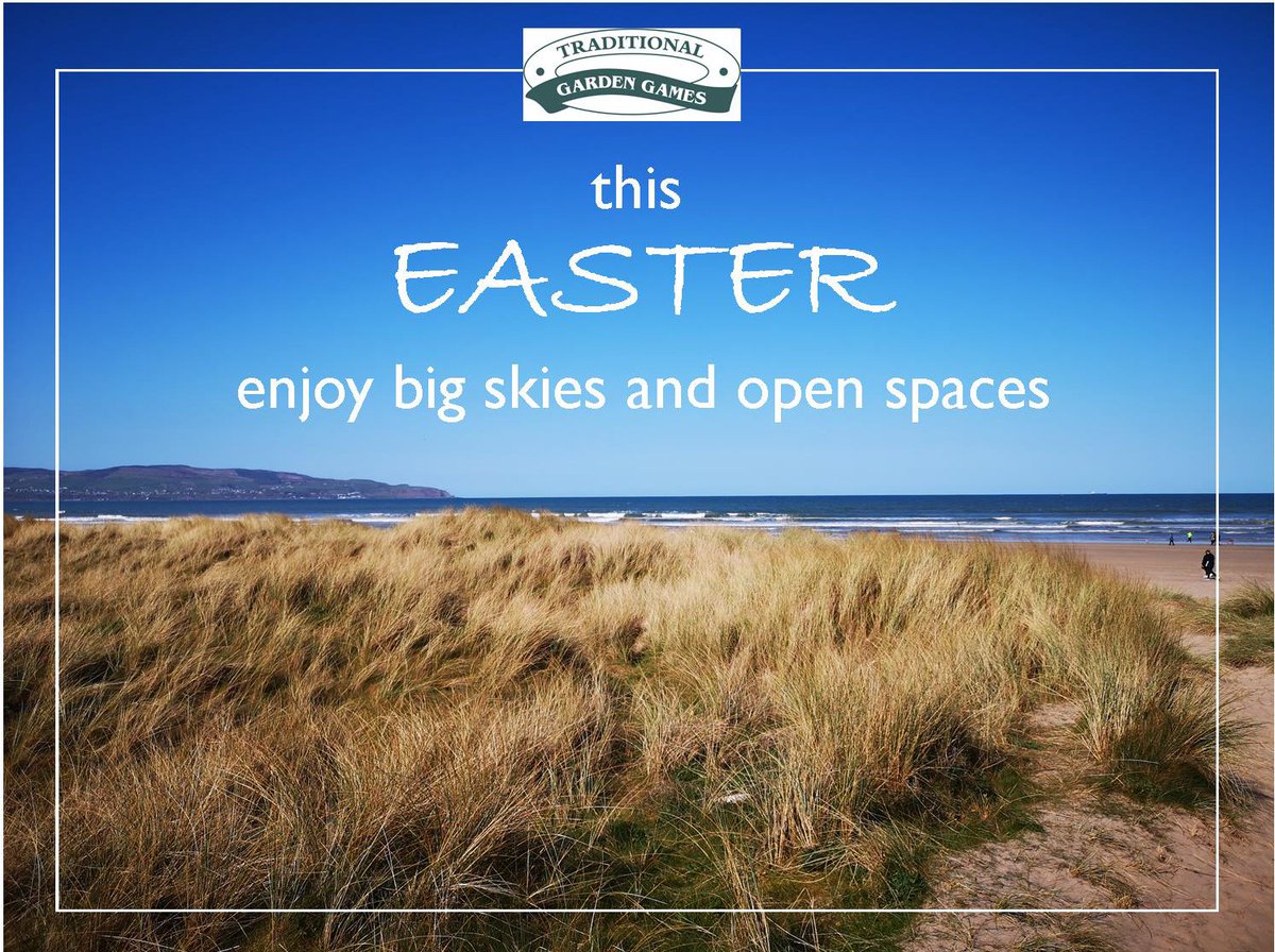 tradgardengames's tweet photo. Hooray, the weather forecast is looking good for the  Easter Bank Holiday weekend 🌞🐣Forget about the DIY 🔨 and just get outside and enjoy those BIG skies and wonderful open spaces 😀⛅️

#familytime
#spring
#easter
#schoolholidays
#weather
#getoutside
#justdoit
@barrabest https://t.co/RZCJk4IWay