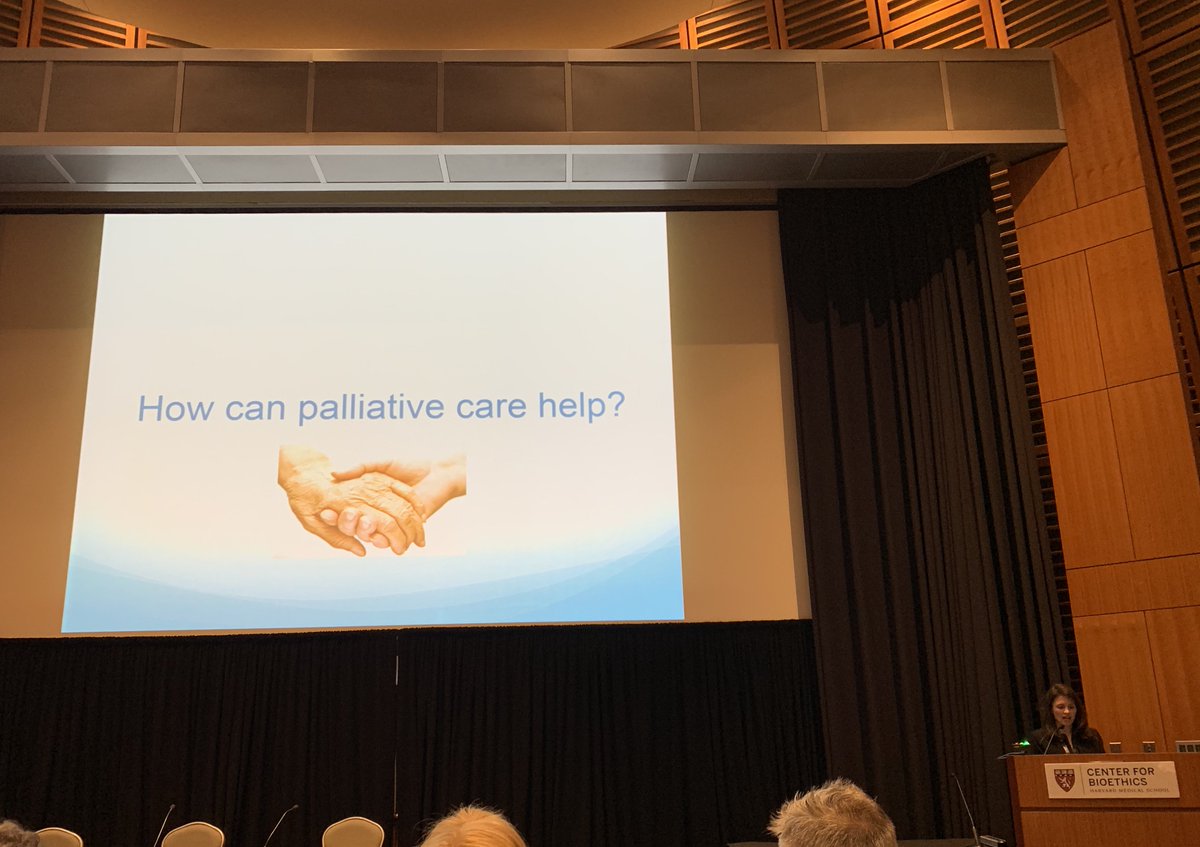 MGHPalCareGeri's tweet photo. Our very own palliative care physician, Dr. Laura Petrillo (@lpetrillz), presenting at the Harvard Medical School 2019 Annual Bioethics Conference last week, organized by @HMSbioethics. #HMSABC https://t.co/Qb85HRixY1