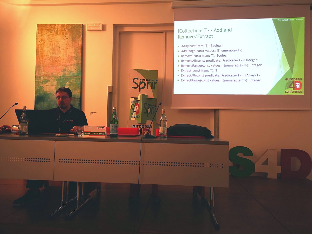 StefaanLesage's tweet image. Quite interesting sessions... Learned quite a few things already #Spring4D #delphi #delphideveloper