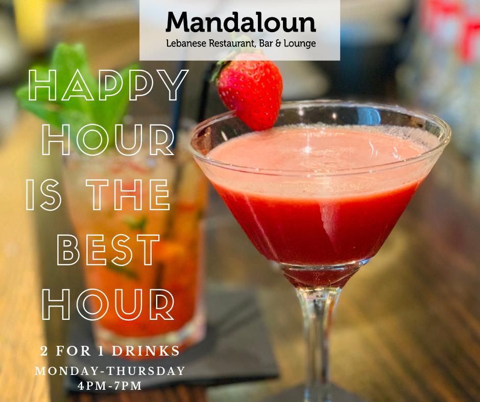 Age and glasses of #Cocktails should never be counted!
Enjoy #HappyHours with us and get #2for1drinks from Monday to Thursday!🍸👌
#mandalounUK #mandalounwestfield #authenticlebanese #restaurants #restaurant #lebanesefood #lebaneserestaurants #westfieldrestaurants #drinks