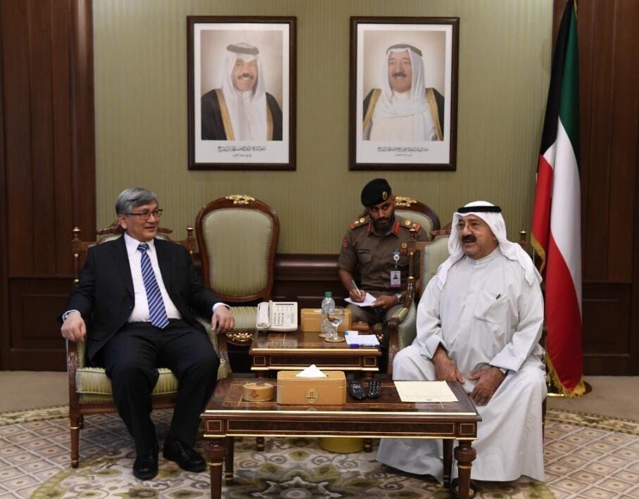 MYParlimen's tweet image. Kunjungan Hormat YB Dato’ Mohamad Ariff Md Yusuf, Yang di-Pertua Dewan Rakyat ke atas Yang Berhormat Sheikh Nasser Sabah Al Ahmed Al Sabah, Timbalan Perdana Menteri Pertama merangkap Menteri Pertahanan Kuwait di Bayan Palace 17 April 2019.

#ypdr
#dewanrakyat
#parlimenmalaysia