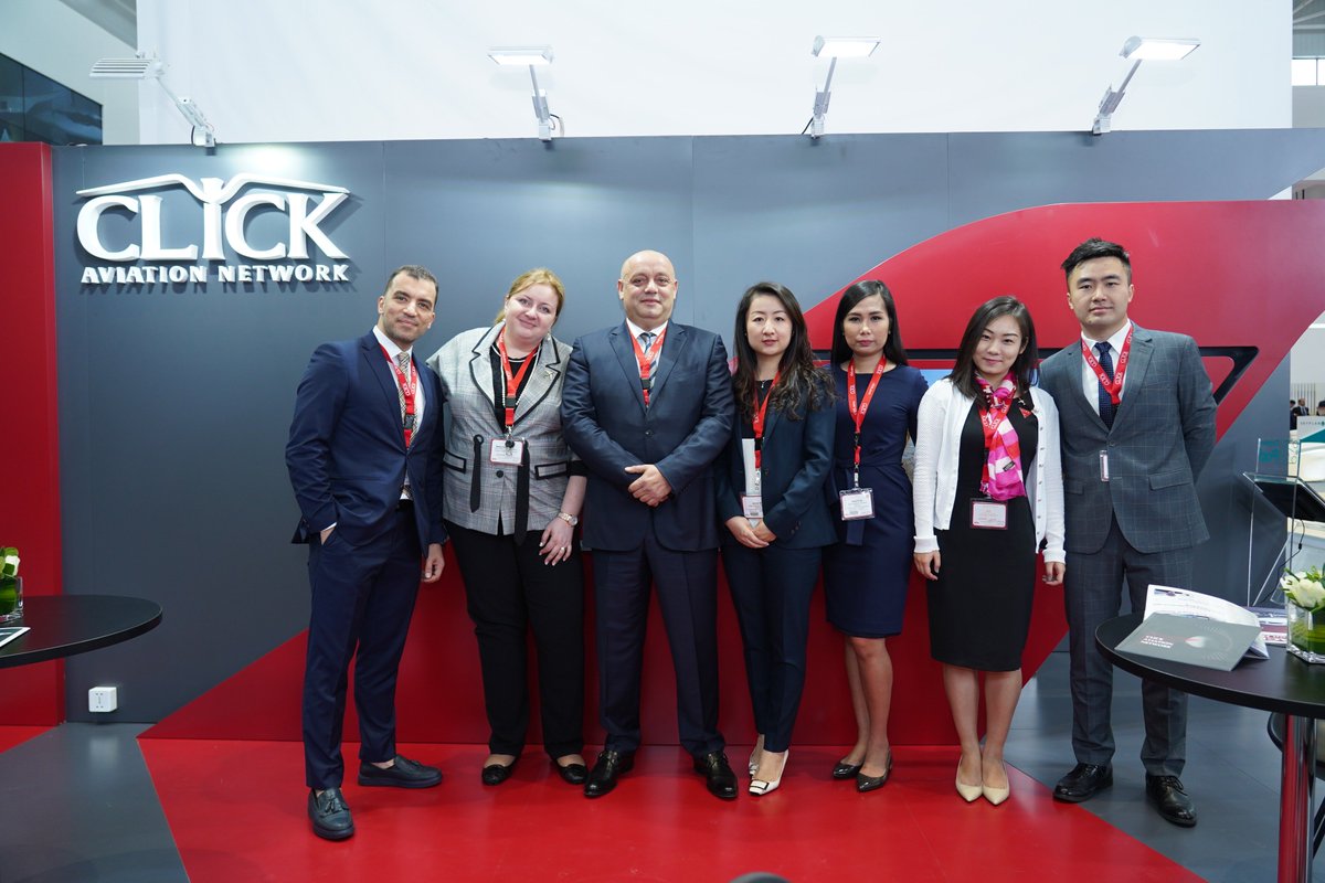 ClickAviation's tweet photo. Enjoying the warm welcome in Shanghai during ABACE 2019.

Join our team at Booth B529 to create new business opportunities with Click.

#ClickAviationNetwork #ABACE19 #Shanghai #China #business #aviation https://t.co/asXbML3Z3F