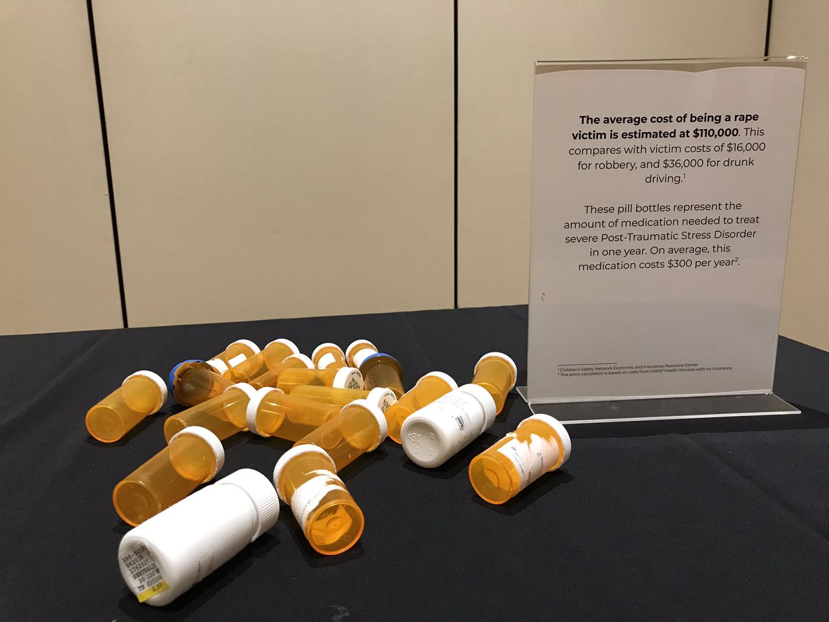 Today is the LAST DAY you can see this powerful display! It will be open from 10:00-2:00 in the DUC Laird Room. You don’t want to miss this! #UWSP #SAAM #ShatteringTheSilence
