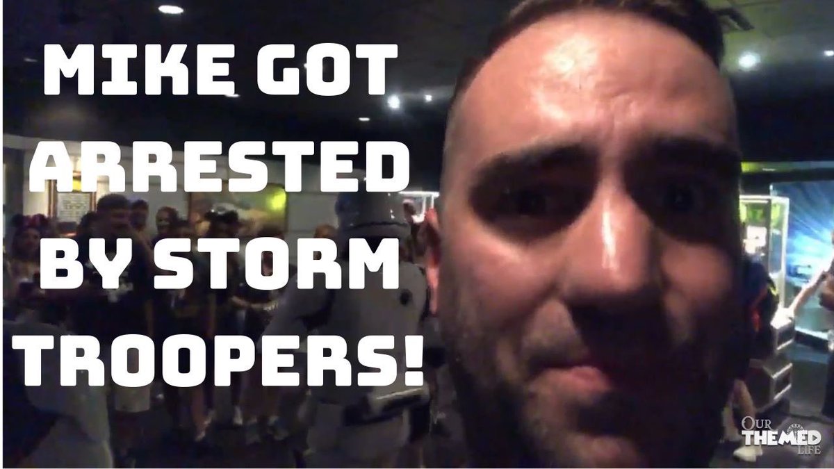 OurThemedLife's tweet photo. This is a small clip from a live stream we did last year, where Mike gets arrested by Storm Troopers! Many of you asked us to upload this as a separate video, so we did. Sit back, relax, &amp; laugh at Mike's expense! 
https://t.co/Rw9gtxVyY6 https://t.co/lLnDDN0MDs
