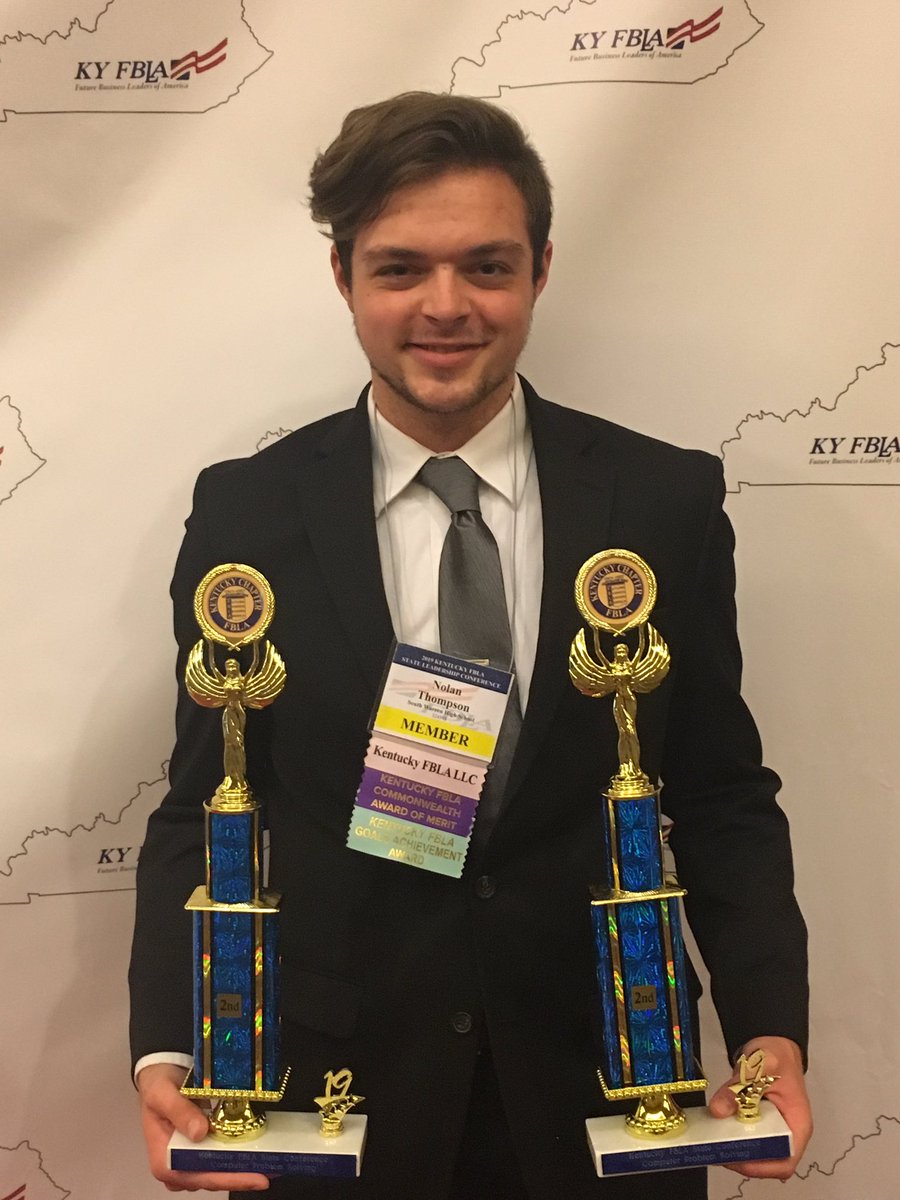 Nolan received 2nd Place in Computer Problem Solving at FBLA State! #TexIsNext